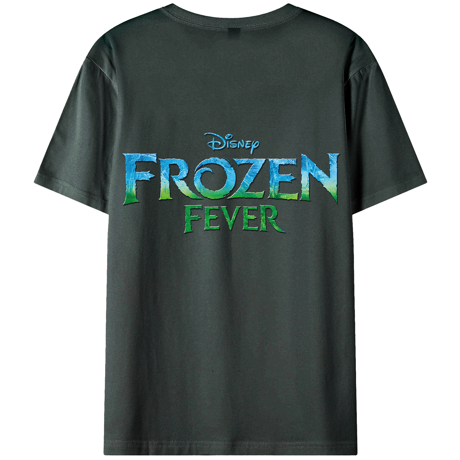 （画像用） アナと雪の女王 アンナ エルサ Frozen Anna Elsa 綿100％ メンズ半袖Tシャツ（バックプリント） 通気性